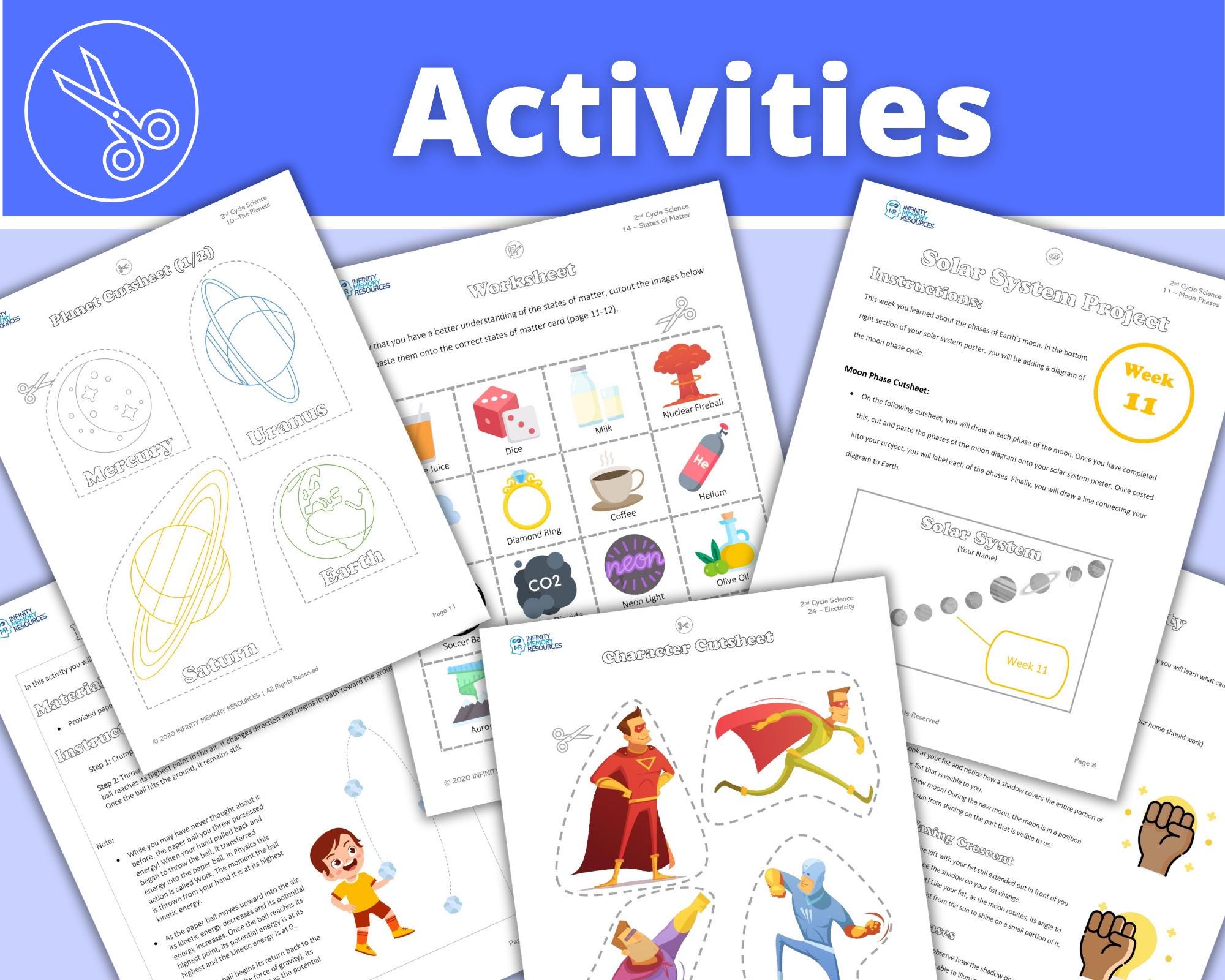 Cycle 2 - Science - Classical Weekly Worksheets - 24 Weeks - Etsy