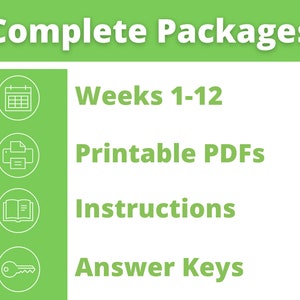 Cycle 1 Science Classical Weekly Worksheets Weeks 1-12 | Etsy