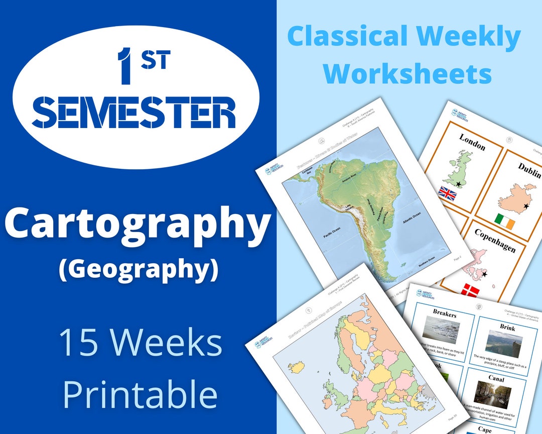 Challenge A 1st Semester Cartography geography Classical Weekly