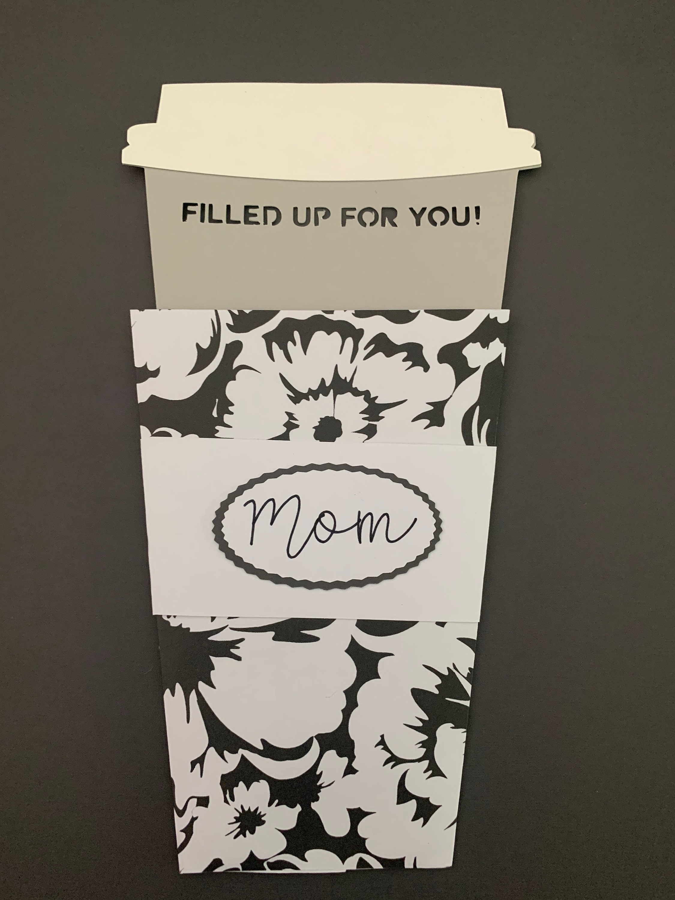 Coffee Cup Gift Card Holder Etsy