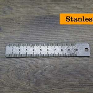 Small Metal Ruler 