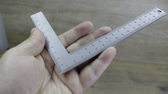 Mini L Square Ruler Stainless Steel Square Measuring Ruler For Student  Carpenter