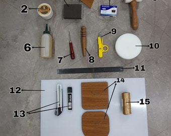 Ensemble d'outils à main en cuir-1