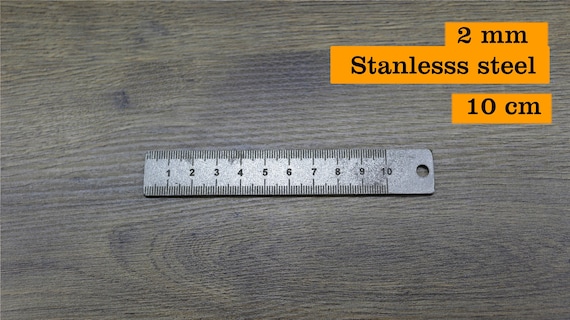 Stainless Steel Measuring Tool, Stainless Steel Ruler, Scale Metal