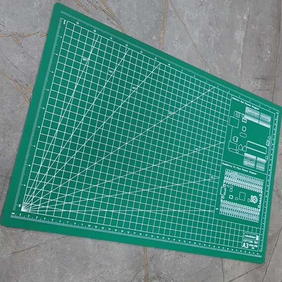 A2 Cutting Mat 45cm X 60cm 3mm With Metric Printed Grid Lines to