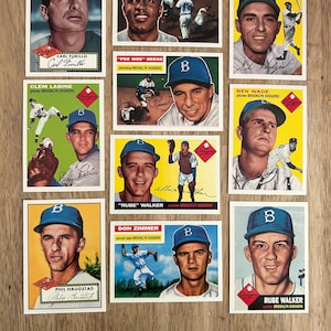 Lot of 10 Topps MLB Baseball Throwback Cards ~ Stars from 1940's & 1950's ~ MINT
