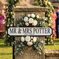 Personalised Street Sign Mr & Mrs Wedding Vintage Style Indoor Outdoor Acrylic Custom Sign Plaque Bespoke Gift Idea