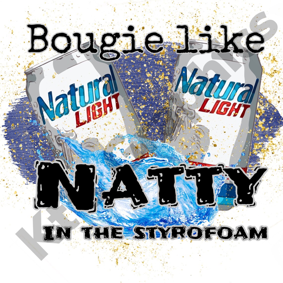 Bougie like Natty in the styrofoam Walker Hayes song png Etsy