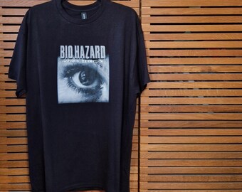 Biohazard 1996 T-Shirt | Retro Japanese PS1 Horror Gaming Tee | (100% cotton)