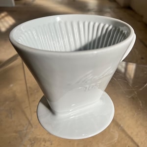 Coffee filter Melitta 103 white porcelain
