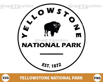 Yellowstone national park Design | Yellowstone national park SVG | Yellowstone national park cricut | Yellowstone national PNG