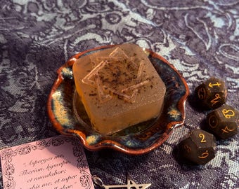 Jabón herbal purificante de hisopo Estrella de Babalon