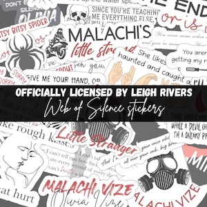 Little Stranger Stickers | OFFICIALLY LICENSED | Web of Silence Duet | Kindle Stickers