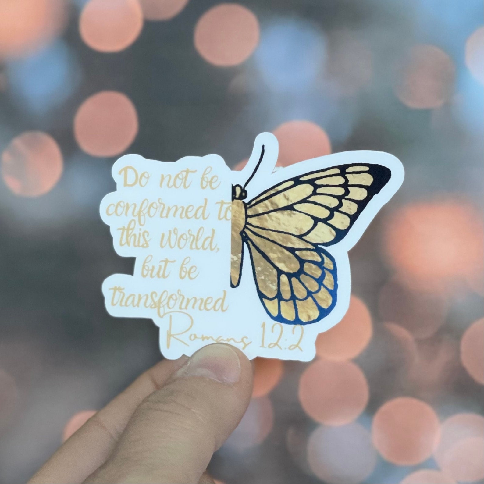 Christian Vinyl Sticker Laptop Vinyl Sticker Faith Sticker Etsy