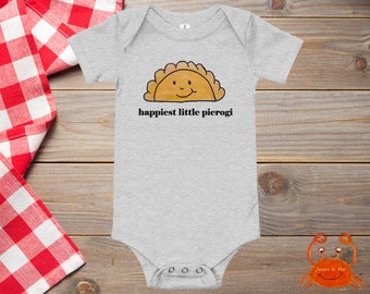 Baby One Piece Pierogi Design, Baby Bodysuit Happy Pierogi Outfit, Baby Cute Pierogi Clothes