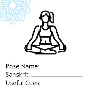 Yoga Asana Study Cards