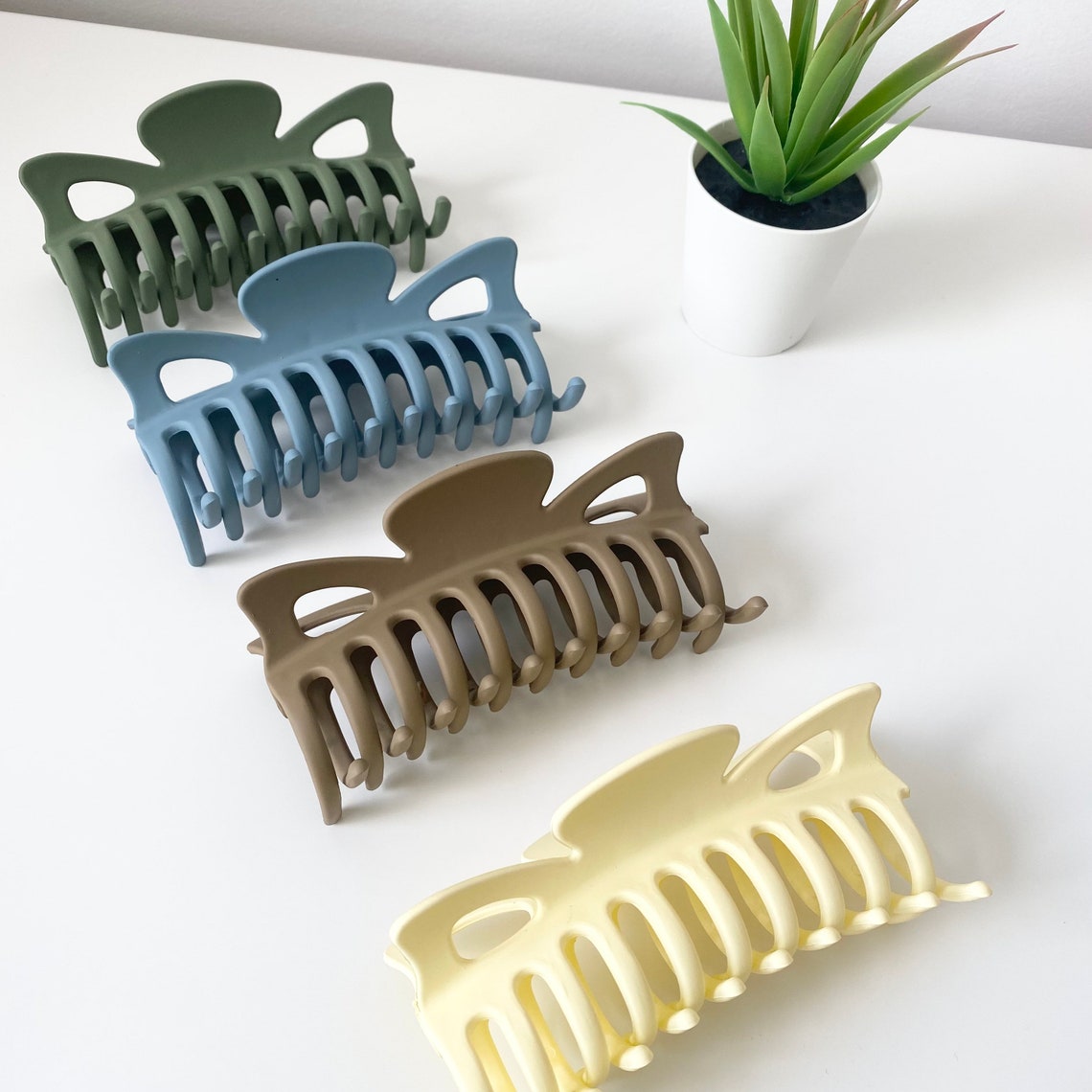 Extra large claw clips for thick hair hair claw clips 1/4 Etsy