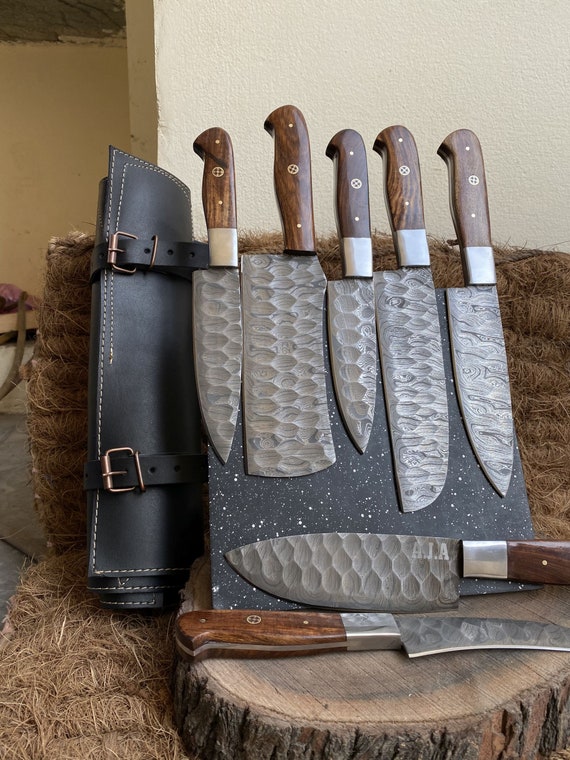 The Virgin Rose  Hand Forged 67 Layers Damascus Steel 5-Piece Set