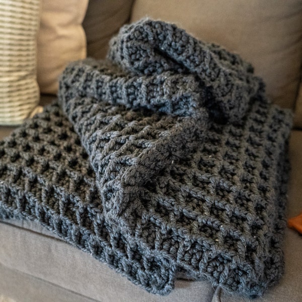 Waffle Blanket Etsy