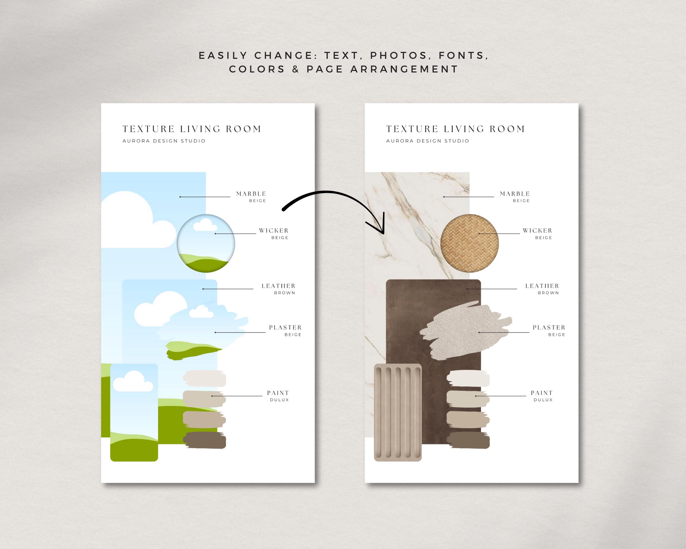 Interior Design Instagram Templates / Canva Template Bundle / Aesthetic ...