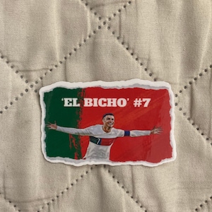 Naklejka winylowa Cristiano Ronaldo „El Bicho” nr 7