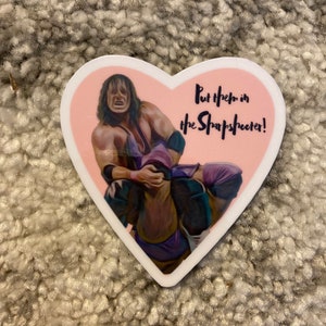 Put them in the Sharpshooter!!Bret Hart Vinyl Sticker