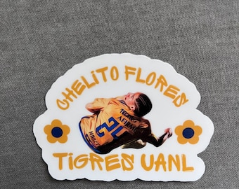 Marcelo Flores Tigres UANL custom made | Vinyl Sticker | Liga MX|