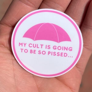 Klaus Hargreeves The Umbrella Academy Vinyl Sticker