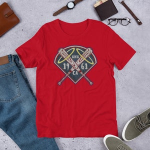 Los Angeles Angels Custom Design Baseball T-Shirt