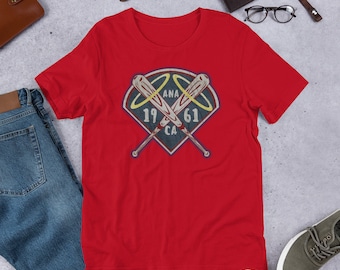 Camiseta de béisbol de diseño personalizado de Los Ángeles Angels