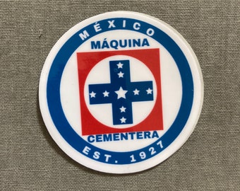 Cruz Azul  “Máquina Cementera” Liga MX custom vinyl sticker