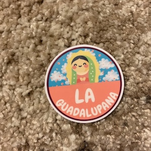 La Guadalupana/Virgin Maria  Vinyl Sticker