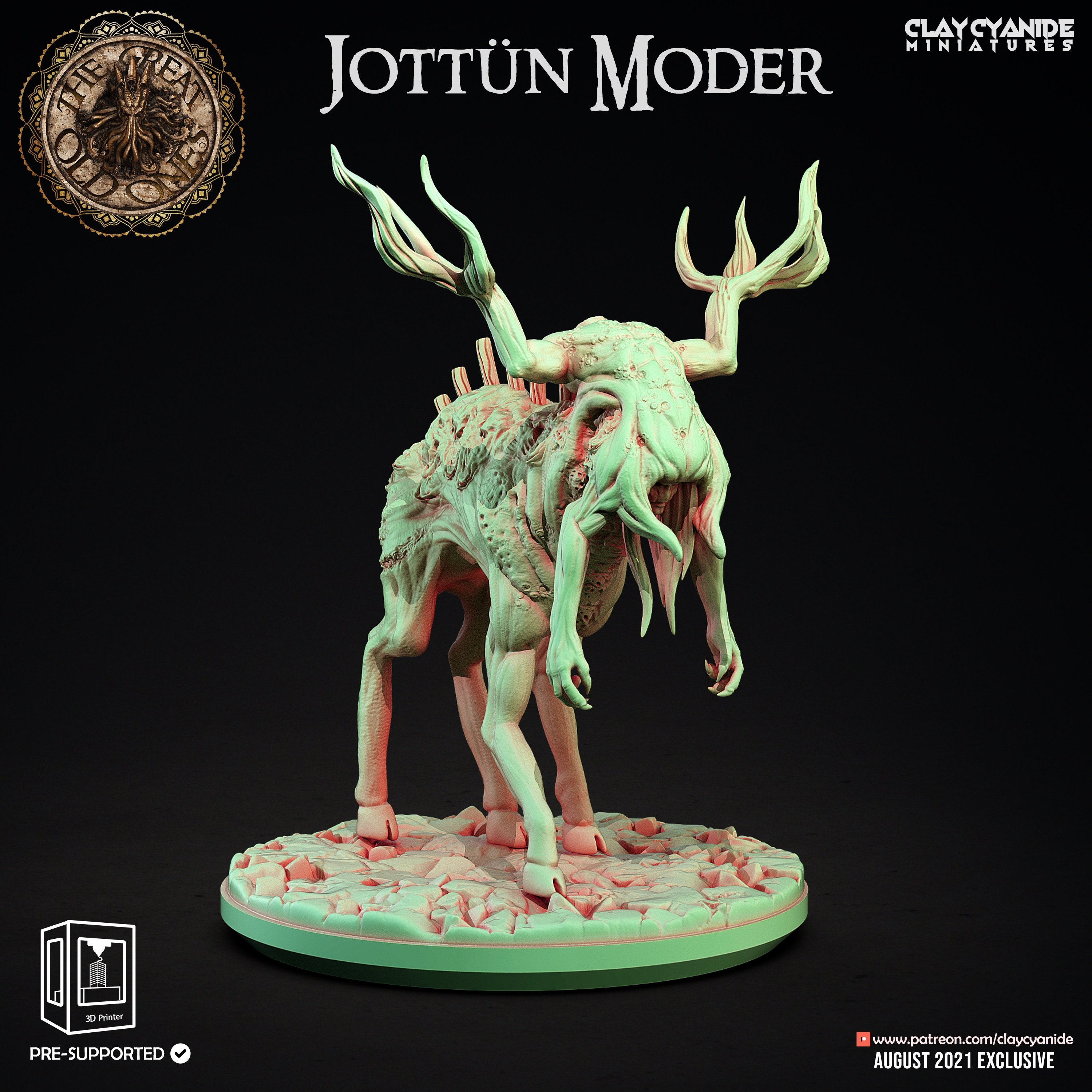 Jotunn Moder Cthulhu HP Lovecraft Horror the Great Old - Etsy