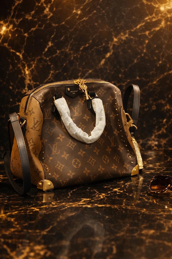 Designer inspired monogram  statement purse - image 1