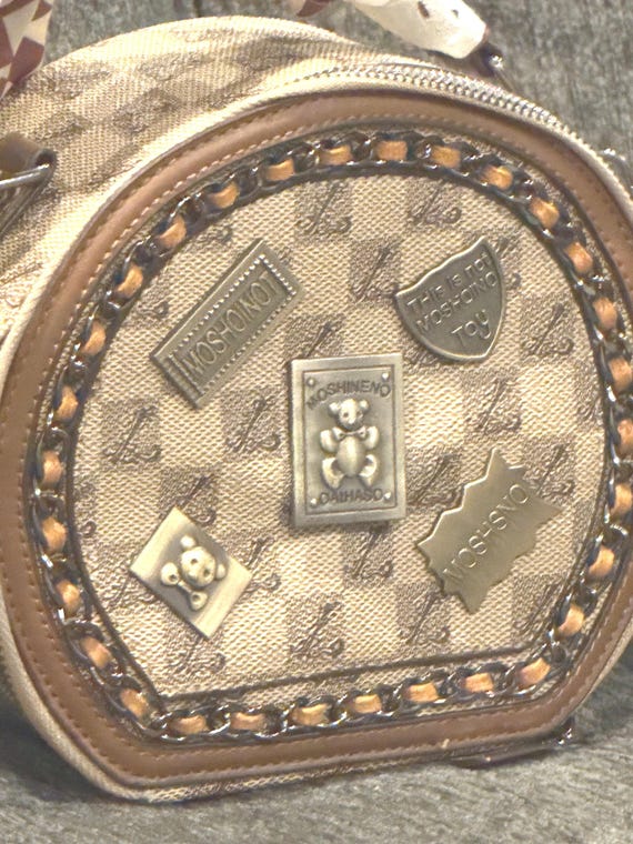 Designer inspired monogram mini statement purse - image 1