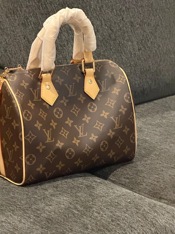 Designer inspired monogram  statement purse - image 2