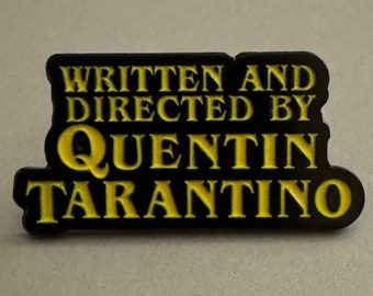 Tarantino Film Credits Pin