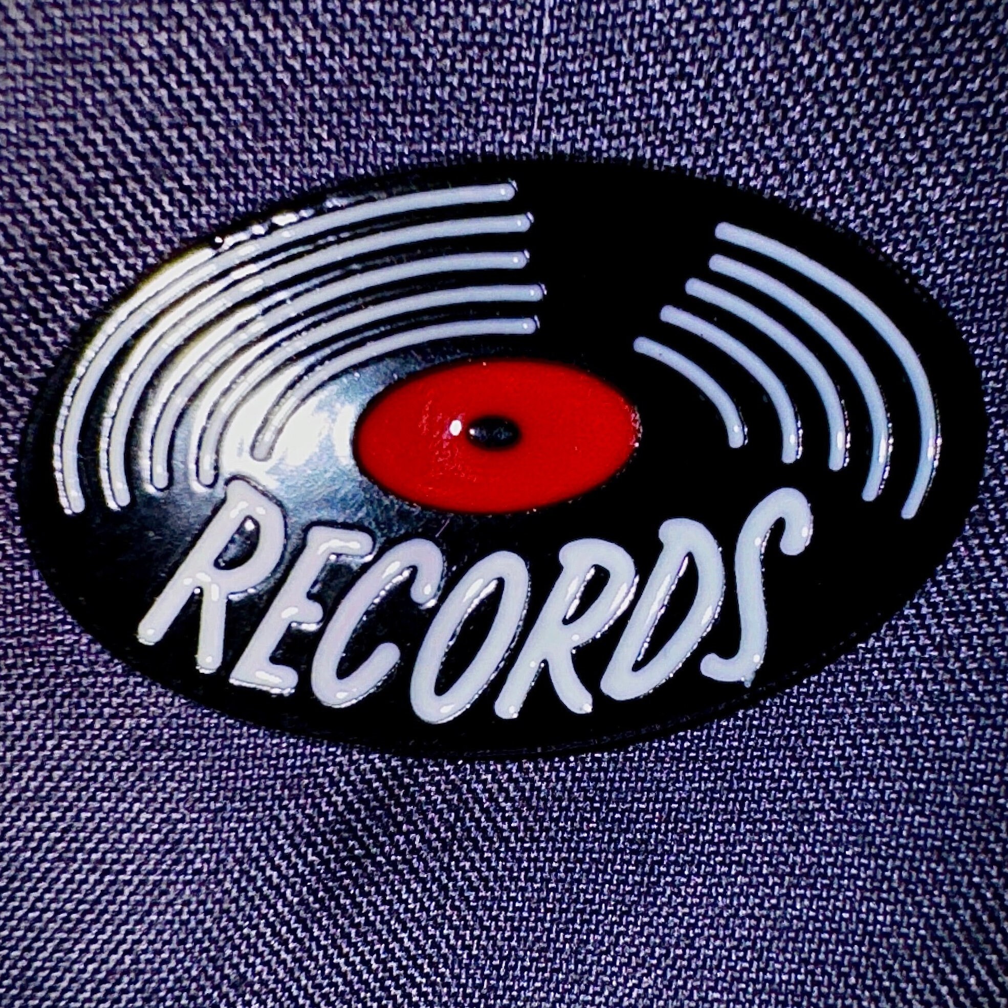 Vinyl Record Badge - Etsy