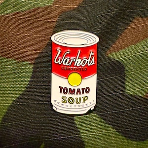 Andy’s Tomato Soup Enamel Pin
