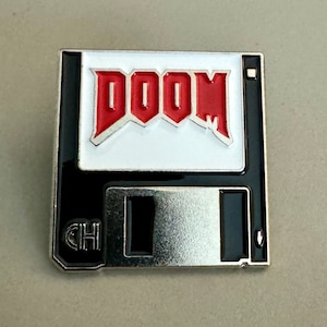 DOOM Floppy Disk 1.0 Enamel Pin