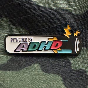 Team Gen X and ADHD Pride Enamel Pins - Funny Pins!