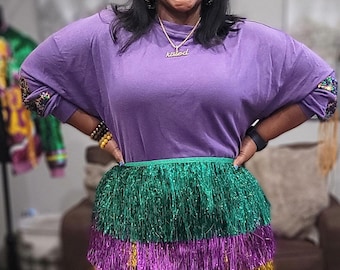 Falda de mujer Shimmy for me Mardi Gras