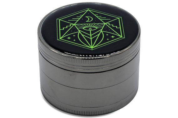Wholesale 3 Pack - 2.5 inch Herb, Spice and Tobacco Grinder, 5 Part, Vintage, Ancient Design, Magnetic Lid, Durable High Quality Grinder