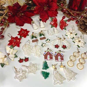 Christmas earring collection (read description)