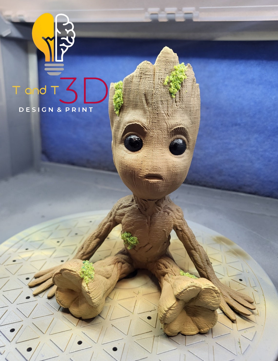 Baby Groot Statue Etsy