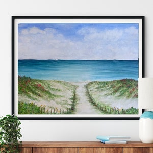 Ocean Art, Beach Art, Coastal Gift, Coastal Wall Art, Original Watercolor Painting, Seascape Watercolor Painting, Beach Decor, Beach Gift