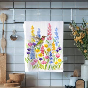 Hummingbird Tea Towel