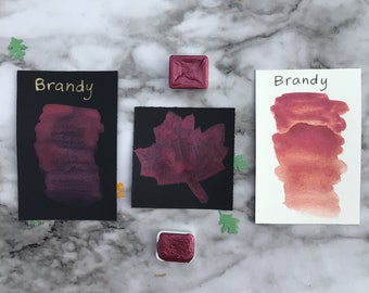 Brandy - Handmade Watercolor from Glimmers of Autumn Watercolor Set