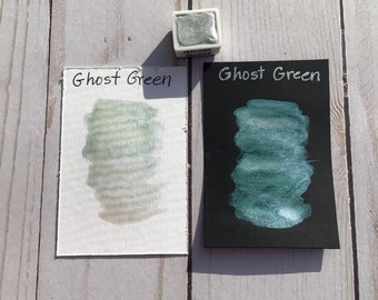 Ghost Green - Handmade Watercolors - Chameleon