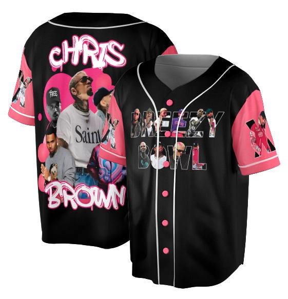 Breezy Bowl XX Jersey, Chris Brown Book Album Jersey